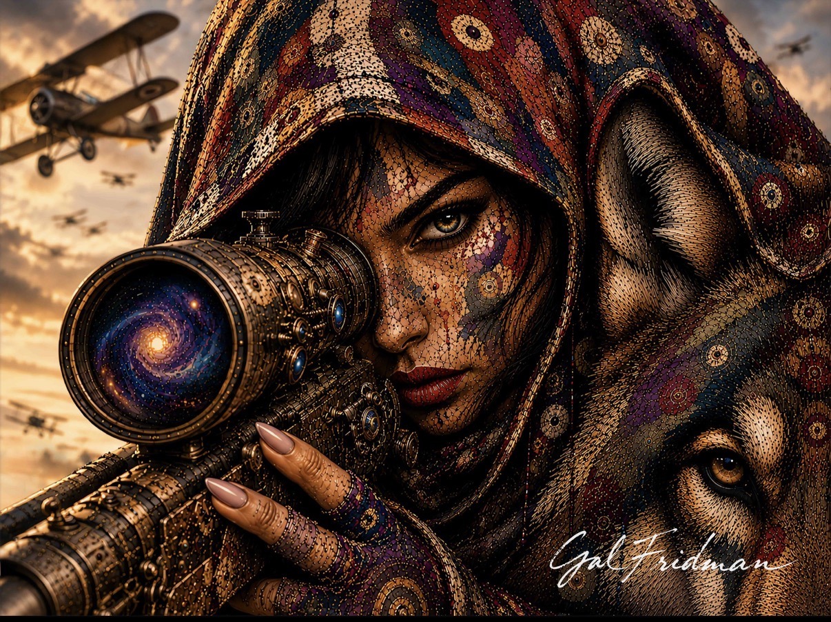 The Huntress, artwork by Gal Fridman