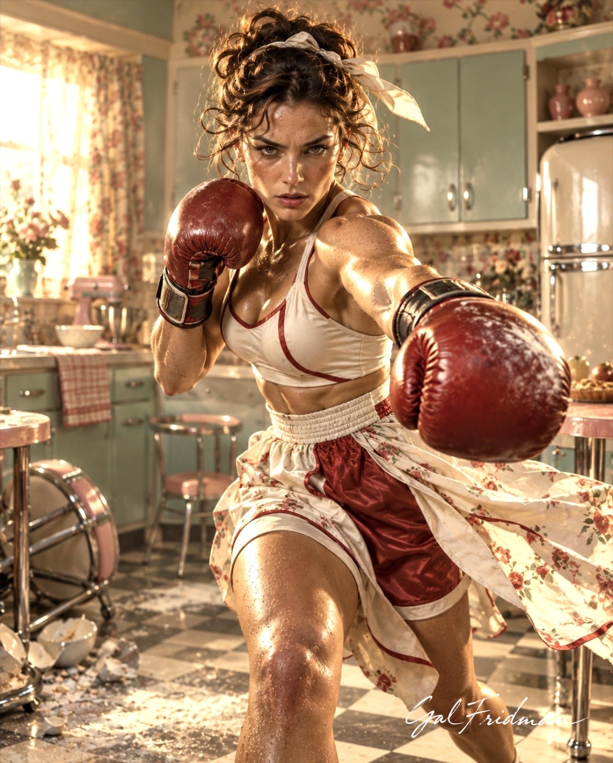 The Boxer, artwork by Gal Fridman
