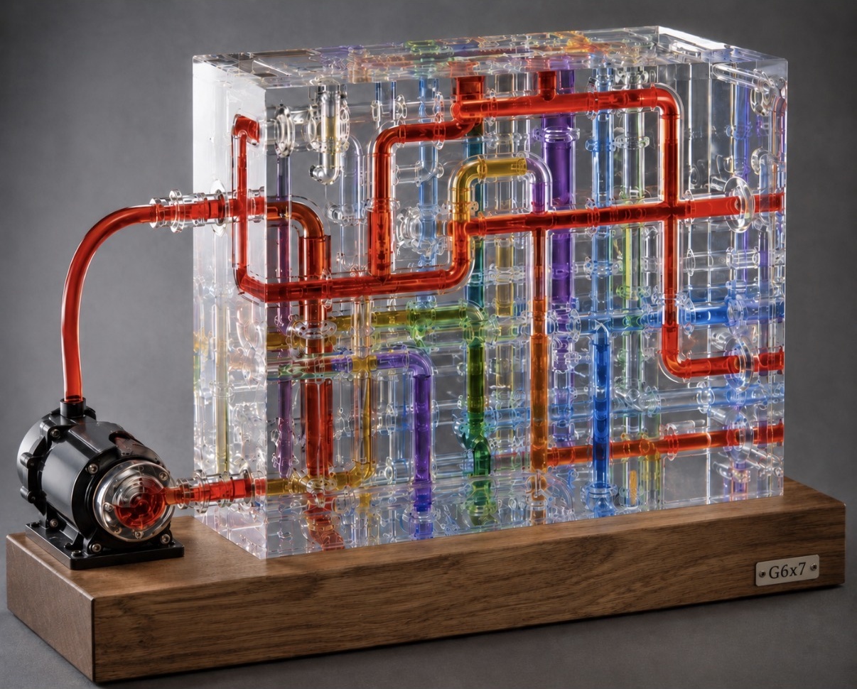Chromatic Circuit artwork by G6X7